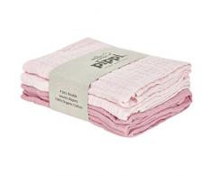 Pippi Unisex Baby 4er Pack Windeln für Spucktücher, Kuscheltücher oder Windeltücher geeignet Badebekleidungsset, Violett (Shrinking Violet 520), (Herstellergröße:65x65)