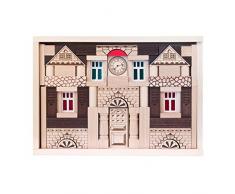 Baukasten Noblesse mit 82 Teilen, Spielzeug aus Holz, Geschenk für Kinder, von DREGENO SEIFFEN – Original erzgebirgische Handarbeit