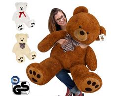 Deuba Riesen Teddy XL-XXXL Teddybär 100-175cm samtig weiches Kuscheltier Plüschbär Plüschtier Farbwahl