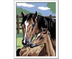 Ravensburger Malen nach Zahlen 28326 - Pferd mit Fohlen