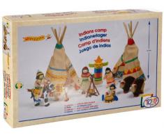 TOYS pure Indianerlager, 4 Biegepuppen