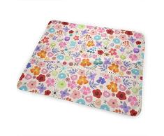Wickeltischauflage,Spring Floral Komfortable Wickelauflagen Für Todller Krippenwagen 65x80CM