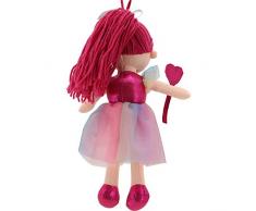Sweety Toys 11865 Stoffpuppe Ballerina Plüschtier Prinzessin 30 cm pink