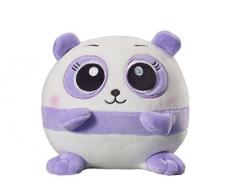 Bauer Spielwaren Deine Tiere mit Herz Panda: Kleines Kuscheltier mit großen Augen, zum Spielen und Verschenken, softer Plüsch, 13 cm, lila (12322)