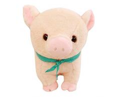 TIKENBST Schwein Stofftier Kuschelschwein Tierspielzeug Sehr Weiches Umarmen Gefüllte,Brown-30cm