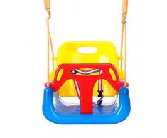 Bloomma 3 in 1 Schaukelsitz, Kleinkinder Kleinkinder bis Teenager High Back Full Bucket Hochleistungskette Abnehmbarer Spielplatz Jungle Gym Sichere hängende Schaukel Sitzgarnitur für Kinder