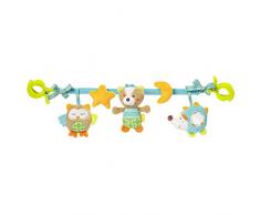Fehn 071535 Kinderwagenkette Sleeping Forest – Mobile-Kette mit niedlichen Figuren zum Aufhängen an Kinderwagen, Babyschale oder Kinderbett – Für Babys und Kleinkinder ab 0+ Monaten, Länge: 45cm