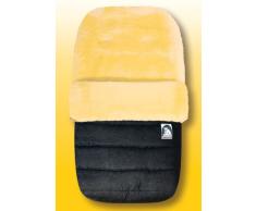 Heitmann Felle Winter-Fußsack Lammfell-Fußsack schwarz gold beige