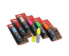 Kreidemarker Flüssigkreide Tafelstifte Popart 10mm breite parallel-Spitze ROT