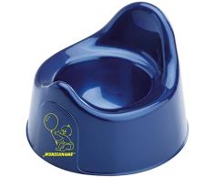 INDIGOS UG - Babytopf / Topf / Töpfchen 063 mit Wunschname / Wunschtext in verschiedenen Farben für Jungen und Mädchen - blau