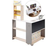 Howa Kaufladen aus Holz mit Kasse und Spielgeld 4754