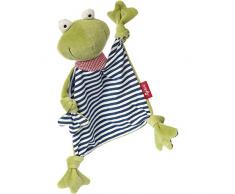 sigikid, Mädchen und Jungen, Schnuffeltuch Frosch, Natural Love, Grün/Blau, 41352
