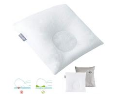Sei Design Orthopädisches Babykissen gegen Plattkopf | Plagiozephalie inkl. Bezug für Säuglinge und Kleinkinder 6 - 18 Monate | für eine natürliche Kopfform