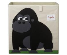 3 Sprouts Aufbewahrungsbox Gorilla Affe