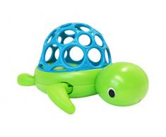 Oball Windn Swim Turtle, Badespielzeug aus flexiblem, leicht greifbarem Material, schwimmt selbstständig, ab 6 Monaten