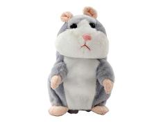 letaowl Kuschel Tier Sprechender Hamster Sprechender Plüschtier Hamsterspielzeug Kindergeschenk 15cm Zufällige Farbe