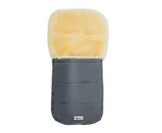 Altabebe MT2200LP-64 Winter Lammfellfußsack für Kinderwagen Nordkap Kollektion 12-36 monate, dunkelgrau