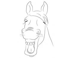 DokiDekor Ausmalbilder Set Pferd 6-teilig Mitgebsel Kindergeburtstag