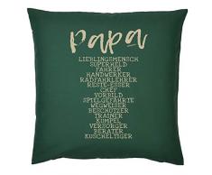 Art & Detail Shirt Kissen: Papa Dad Vatertag Papa LieblingsMensch KuschelTiger - als Geschenk