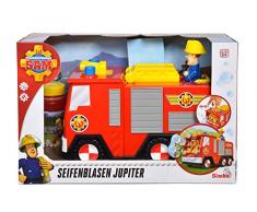 Simba 109252294 - Feuerwehrmann Sam Seifenblasen Jupiter / Automatische Funktion / 120ml Lauge / 20cm