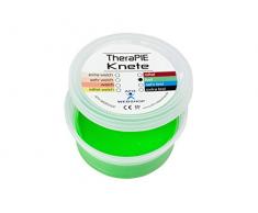 TheraPIE Knete, 85 g, Therapie Knetmasse, 8 verschiedene Stärken (grün: fest)