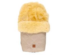 Lammfell Fußsack Nelly, Lammfell medizin, sand melange