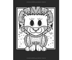 Malbuch Für Erwachsene Tiere: Ausmalbuch Mandala Stil | Stressabbau Relaxen & Entspannen | A4+ Softcover 100 Seiten | 22 x 28 cm (8,5x11 Zoll)