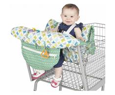 Baby Sitzbezug Reise, Kleinkind Hochstuhl Sicherheits Gurt Tragbar Kinder Einkaufswagenschutz,Grün
