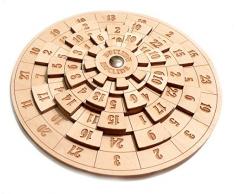 Logica Spiele Art. Euclide - Unglaubliches Mathematisches Denkspiel - Schwierigkeit 4/6 Extrem - Knobelspiel - Geduldspiel aus Holz