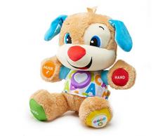 Fisher-Price FPM50 - Lernspaß Hündchen Baby Spielzeug und Plüschtier, Lernspielzeug mit Liedern und Sätzen, mitwachsende Spielstufen, Spielzeug ab 6 Monaten, deutschsprachig