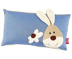sigikid, Jungen, Schmuse-Kissen Hase, Semmel Bunny, Blau/Beige, 40992