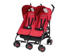 Peg Perego DPMTA1MRED Zwillingsbuggy Pliko Mini Twin, rod red