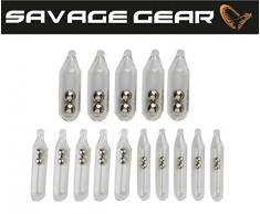 Savage Gear Glass Rattle Kit (15 Stück) - Glasrasseln, Glaskörper mit Rassel für Gummifische & Gummiköder