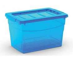 Kiss Kis Aufbewahrungsbox Omni Box 16 Liter in blau, Plastik, 38.5x25.5x23.5 cm