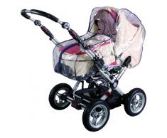 sunnybaby 10595 - Universal Regenverdeck, Regenschutz mit praktischem Reißverschluss für Kinderwagen, Babywanne, Soft-Tragetasche | Kontaktfenster für optimale Luftzirkulation | PREMIUM QUALITÄT