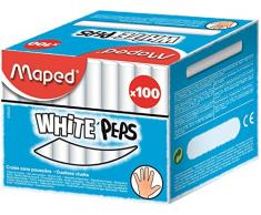 Maped 935020 Wandtafelkreide WHITEPEPS, rund, weiß