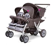 Childwheels Kinderwagen Krippenwagen Quadro Viersitzer