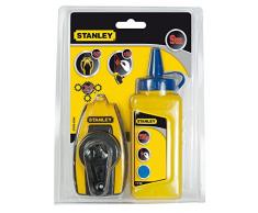 Stanley FatMax Schlagschnur Kompakt-Kit (115 g blaue Kreide, 9 m Schnurlänge, robustes Kunststoffgehäuse) STHT0-47244