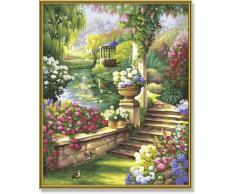 Schipper 609130379 - Malen nach Zahlen Gartenparadies, 40 x 50 cm