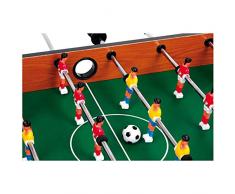 small foot 6702 Tischfußball aus Holz, Kicker-Tisch kann auf jeder Tischplatte platziert werden, ab 5 Jahre