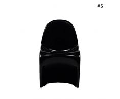 Blue Vessel 1: 6 Puppenhaus Plastik Stuhl Miniatur Wohnzimmer Möbel Zubehör Dollhouse Chair