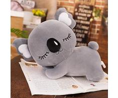 Simulation Koala Plüschtier Soft Cartoon Tier Koala Kawaii Gefüllte Puppe Bett Sofa Kissen Nap Nap Kissen Freunde Weihnachtsgeschenk 75cm grau