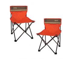Himalaya Campingmöbel Campingstuhl Faltstuhl für Kinder/Jugendliche 2er Set - orange
