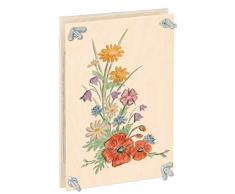 Bartl 111371 Blumenpresse aus Holz 24 cm x 16 cm bunt Top Qualität. Made in Germany.