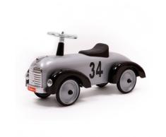 Baghera 870 - Speedster-Rutscher aus Metall, silber, 75x 25x37 cm, 1 - 3 Jahre, Rutschauto