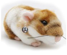 Goldhamster BLÜMCHEN Hamster 18 cm Plüschtier von kuscheltiere.biz