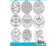 Mein Oster Malblock: Ausmalmotive für Ostern und Frühling, Oster ausmalbuch, Osterei Malbuch