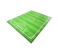 Sylvialuca Fußball Fußballplatz Teppich Kinder Krabbeln Spielmatte Weiche Auflage Baby Kinder Decke Teppich Teppich Wohnzimmer Schlafzimmer Innen