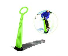 HYRL Falt-Schiebe-Ski Snowboard Tragbarer Skating Auto-Schnee-Schlitten Winter Outdoor Games mit Griff für Skifahren Supplies