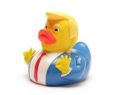 Duckshop I Donald Trump Badeente I Quietscheentchen I Quietscheente - L: 10 cm